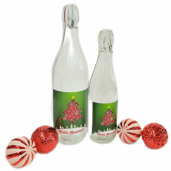 Xmas Tree Coquito Bottles Pepe Ganga Online Everything for the home