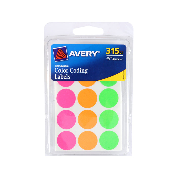 Avery Color Coding Labels-Neon Colors - Pepe Ganga Online | Everything ...