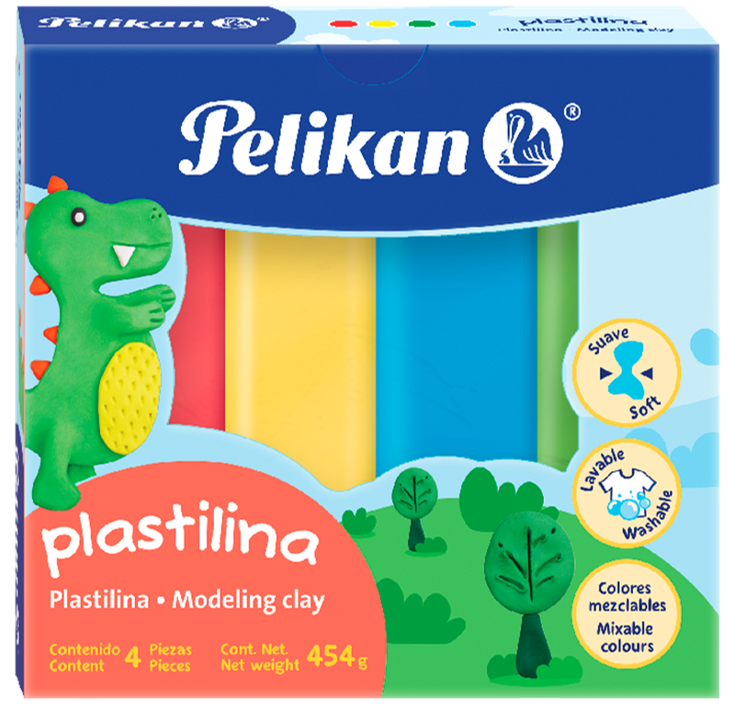 Plastilina modelling clay - regular - Pelikan