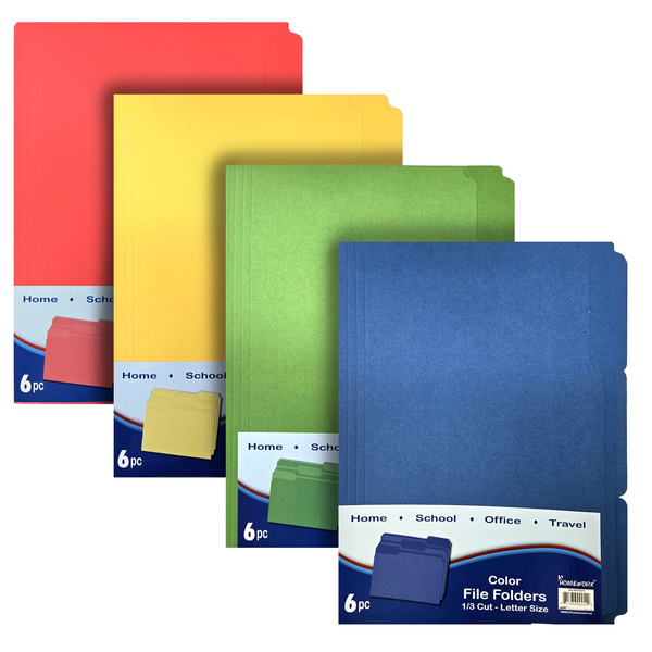 A+ Homework - File Folders 6pc. Set - Pepe Ganga Online | Everything ...
