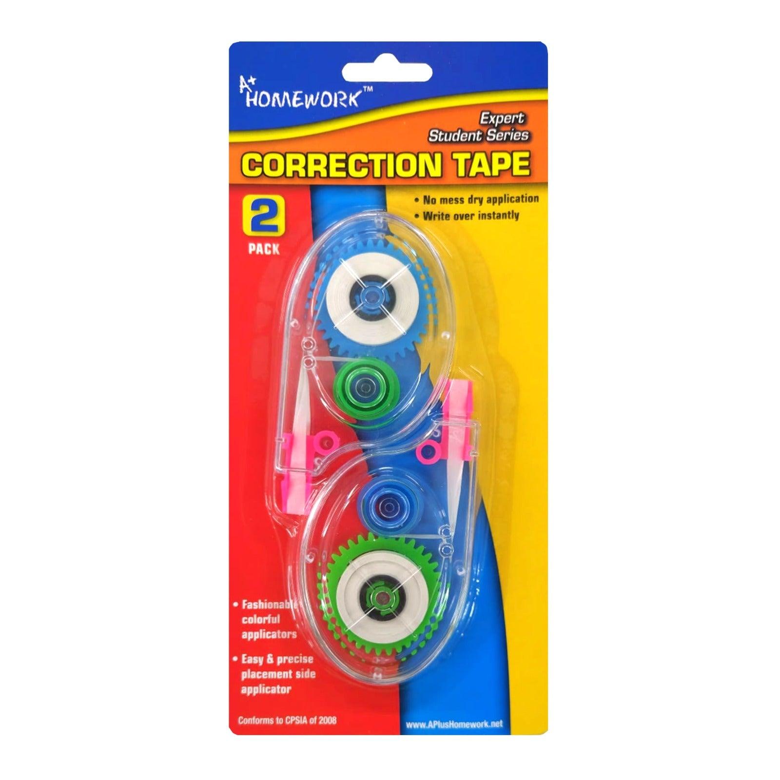 A+ Homework 2 Pcs. Correction Tape, Whiteout Pen - Pepe Ganga Online ...