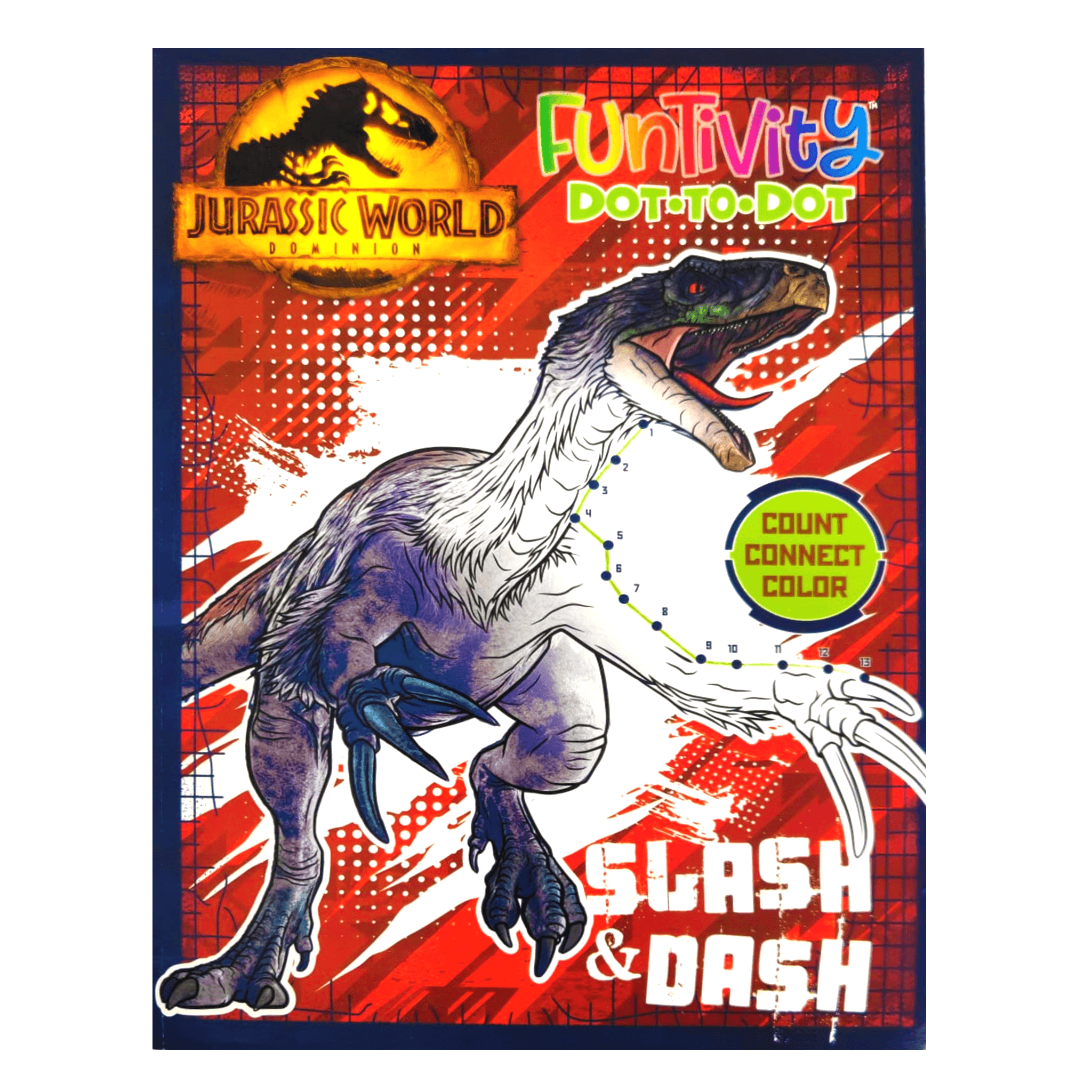 Jurassic World 2 x 2.98 Funtivity Dot To Dot Activity Books