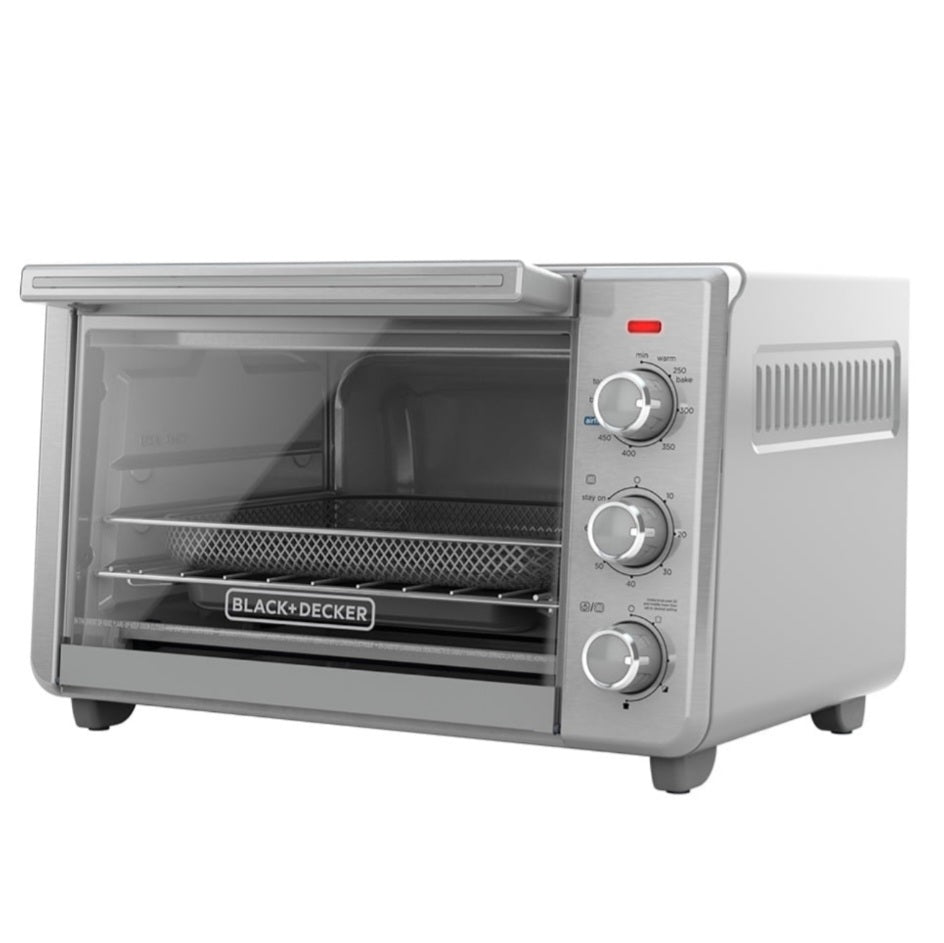 SALE! Black Decker Air Fry 6- Slice Toaster Oven Pepe Ganga