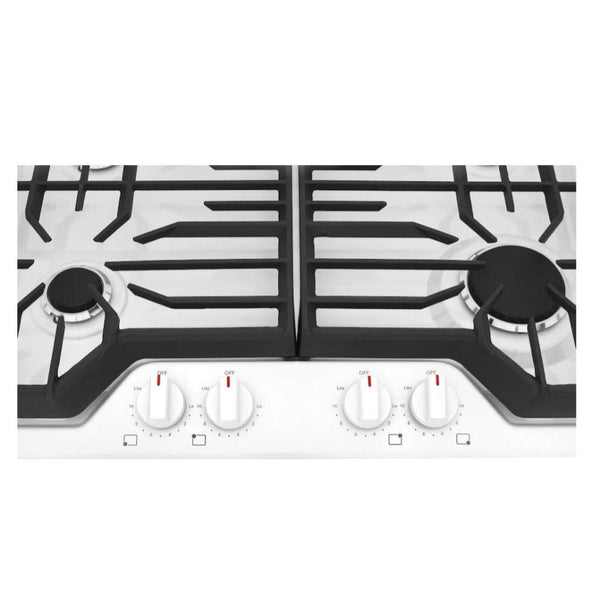Frigidaire 30" Gas Cooktop Ceramic/Porcelain White Pepe Ganga Online Everything for the home
