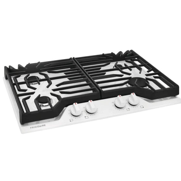 Frigidaire 30" Gas Cooktop Ceramic/Porcelain White Pepe Ganga Online Everything for the home
