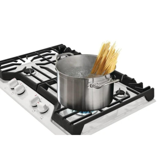 Frigidaire 30" Gas Cooktop Ceramic/Porcelain White Pepe Ganga Online Everything for the home