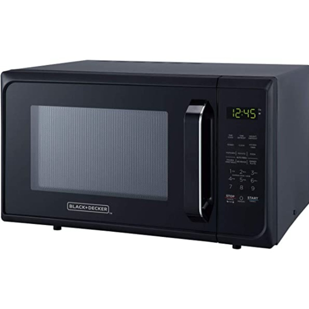 Black & Decker Microwave .9 C/F - White or Black - Pepe Ganga Online