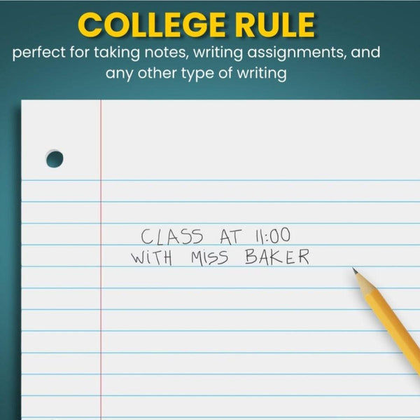 A+ Homework White Filler Paper Sheet - 150 Sheets