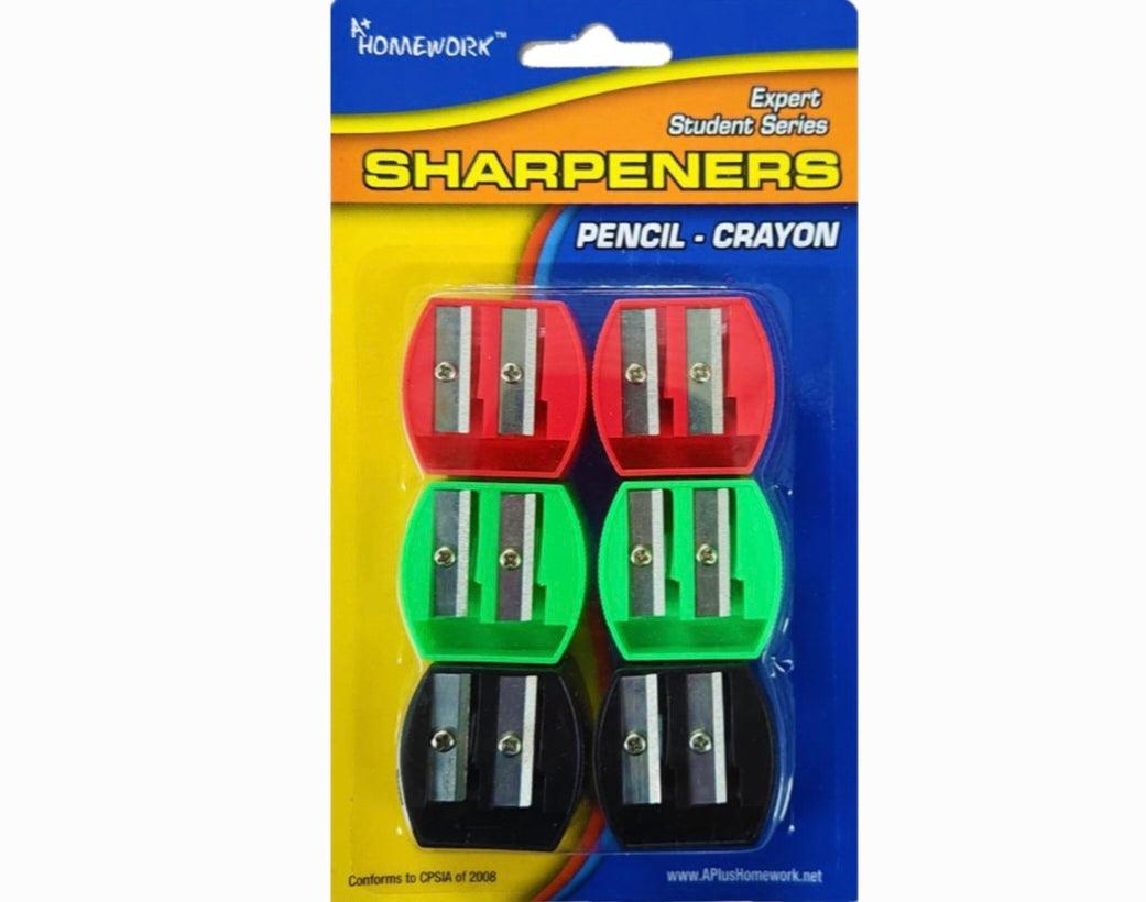 A+ Homework Sharpeners 6 Pcs. - Pepe Ganga Online | Everything for the home