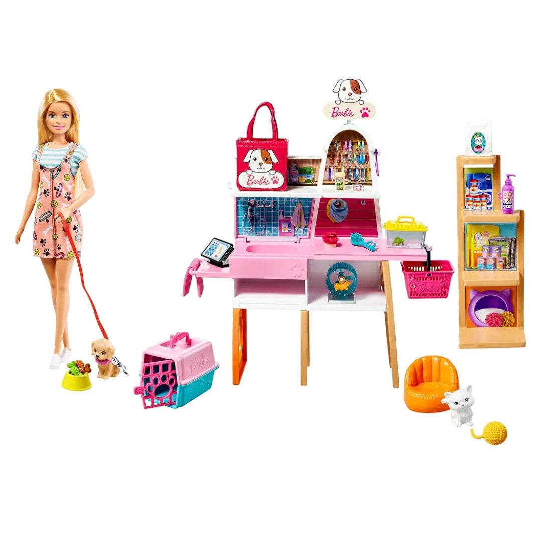 Barbie Veterinary Boutique 25 Pieces Play Set Pepe Ganga Online