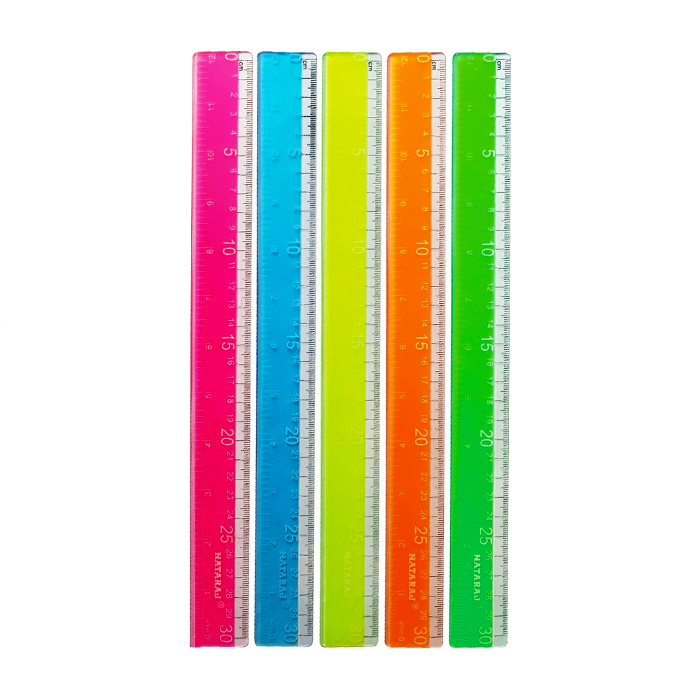 Nataraj 30cm Scale Plastic Ruler - Neon Pink - Pepe Ganga Online ...